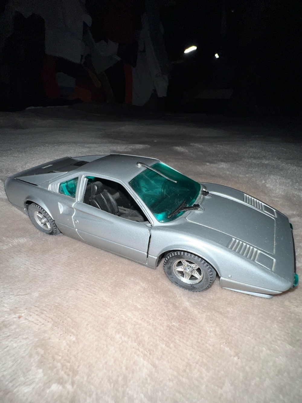 Polistil Ferrari 308 GTB Silver 1977 Vintage Italy Diecast 1:25 Scale S61